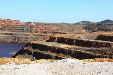 demir pirit, corta atalaya, Avrupa, minas de riotinto, nerva mayın çukur en büyük açık. Huelva ilinde, Endülüs, İspanya
