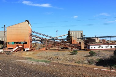 Bakır madeninin minas de riotinto, Endülüs, İspanya