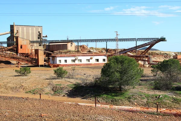 Kobbermine, Minas de Riotinto, Andalusien, Spanien - Stock-foto