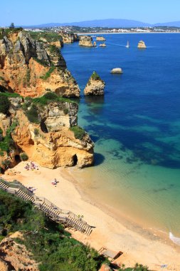 Ponta de piedade Lagos, Portekiz algarve kıyısında