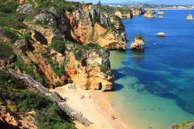Dona ana beach lagos, algarve, Portekiz