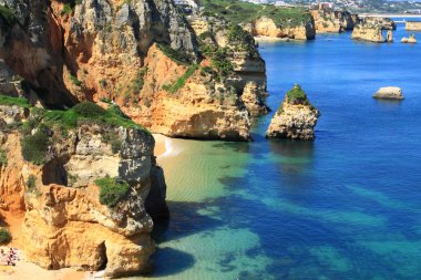 Ponta de piedade Lagos, Portekiz algarve kıyısında