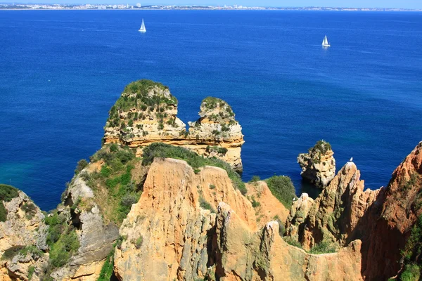 Ponta de Piedade in Lagos, Algarve coast in Portugal — Stock Photo, Image