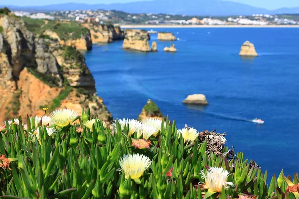 Ponta de piedade w lagos, wybrzeże algarve w Portugalii — Zdjęcie stockowe