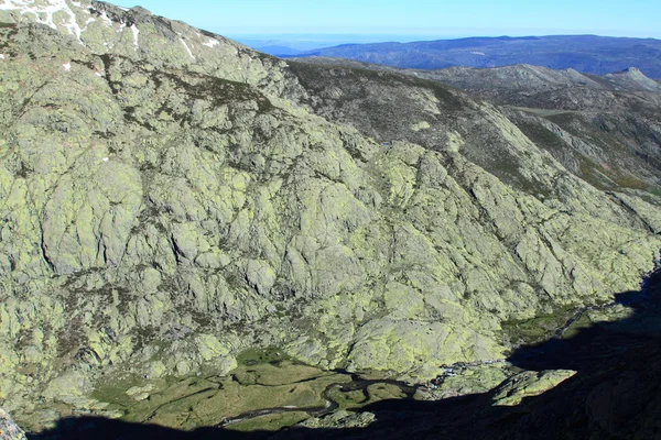 Snow gredos mountains in avila spain — Stock Photo, Image