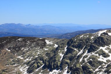 kar gredos dağlar avila, İspanya