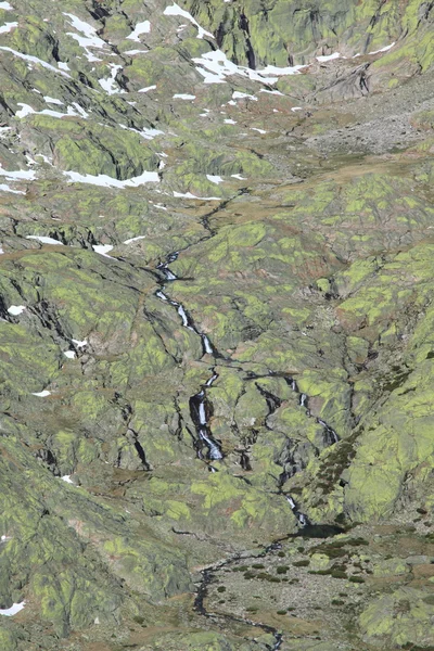 Neve gredos montagne in Spagna avila — Foto Stock