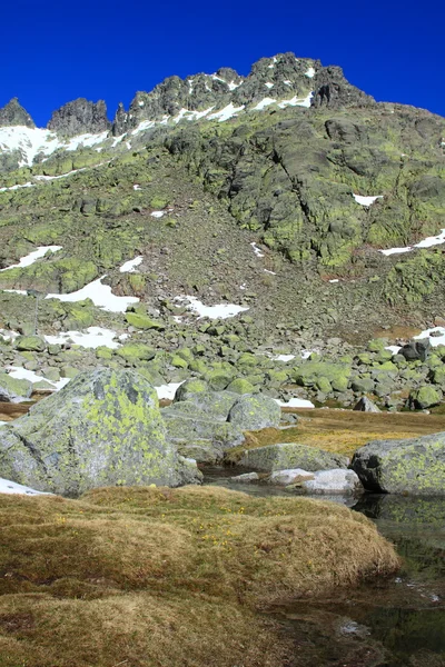 Kar gredos dağlar avila, İspanya — Stok fotoğraf