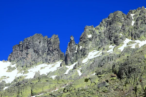 Snow gredos mountains in avila spain — Stock Photo, Image