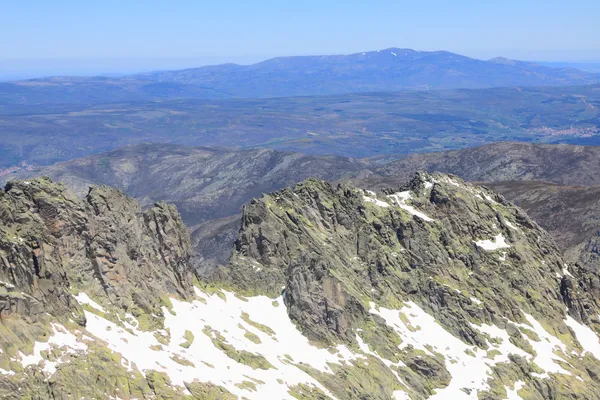 Snow gredos mountains in avila Spain — Stock Photo, Image