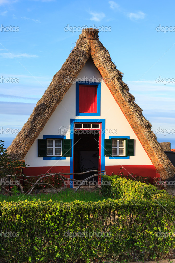 Casa de Santana', a traditional type of house in Madeira Islands