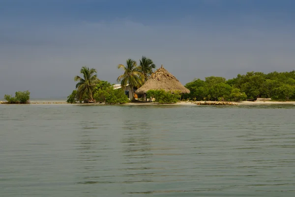 Karayipler adalar san bernardo yakındaki tolu, Kolombiya'nde küçük bir ada — Stok fotoğraf