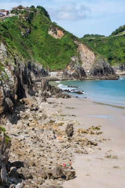 plaj pechon, cantabria, İspanya