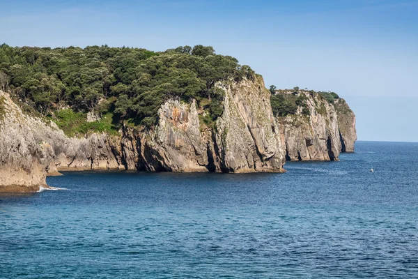 Strand van pechon, Cantabrië, Spanje — Stockfoto