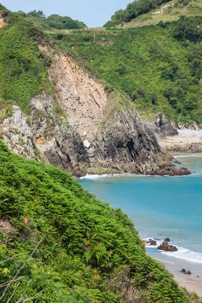 Plaża Pechón, cantabria, Hiszpania — Zdjęcie stockowe