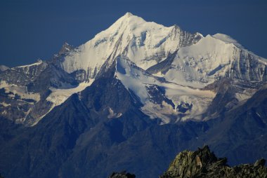jungfraujoch, Avrupa sw top, Alp Alp dağ manzarası