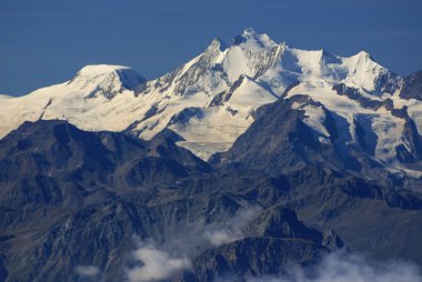 jungfraujoch, Avrupa sw top, Alp Alp dağ manzarası