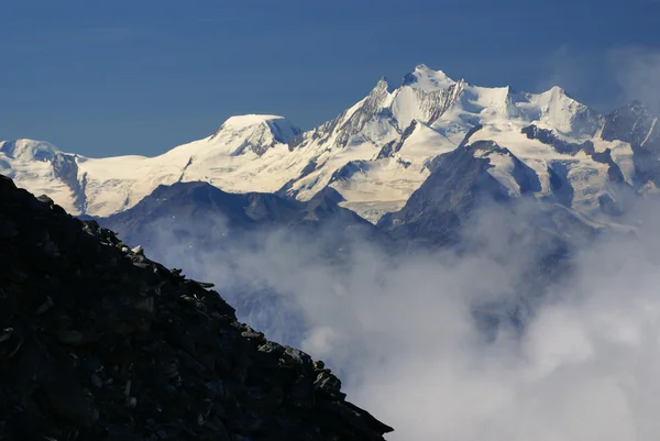 Alpine Alps mountain landscape at Jungfraujoch, Top of Europe Sw — Stock Photo, Image