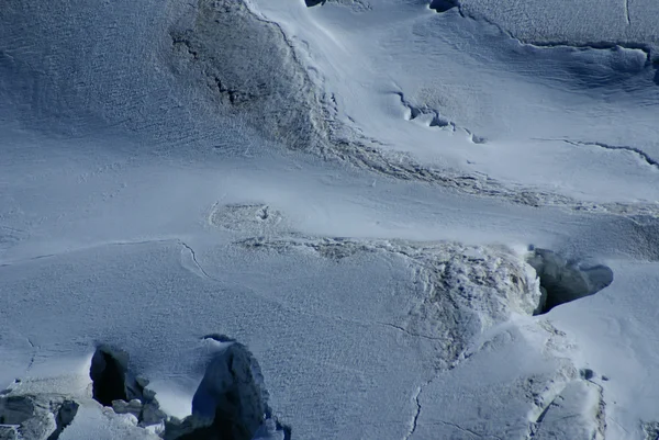 Breithorn topp i schweiziska Alperna sett från klein matterhorn — Stockfoto