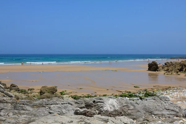 Stranden i Pechón, Kantabrien, Spanien — Stockfoto