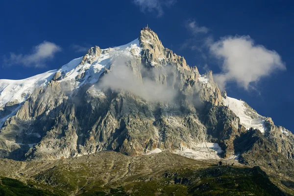 CHAMONIX: Aiguille du Midi, Mont-Blanc, Chamonix, France. Royalty Free Stock Images