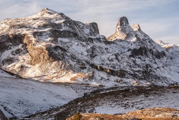 Pireneusok hegyei frontera del portalet, huesca, Aragónia, Spanyolország — Stock Fotó