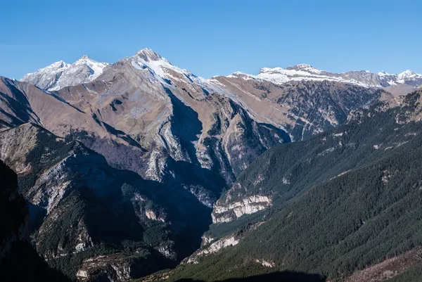 Monte perdido i ordesa nationalpark, huesca. Spanien. — Stockfoto