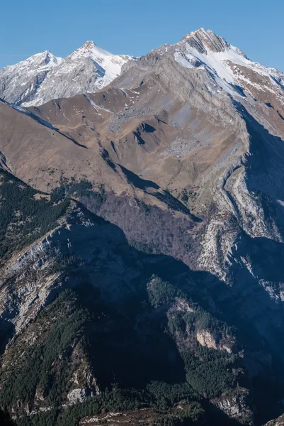 Monte perdido i ordesa nationalpark, huesca. Spanien. — Stockfoto