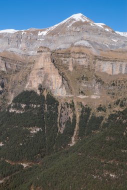 ünlü ordesa Vadisi, np ordesa y monte perdido doğal görünümü,