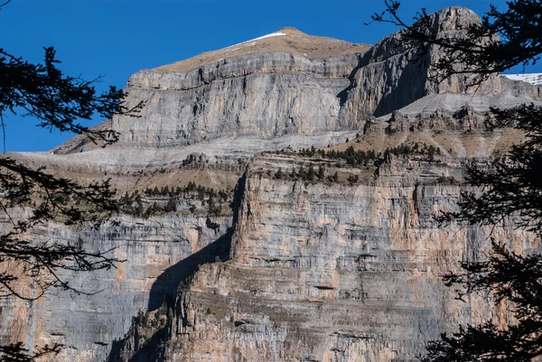 Monte perdido w Parku Narodowego ordesa, huesca. Hiszpania. — Zdjęcie stockowe