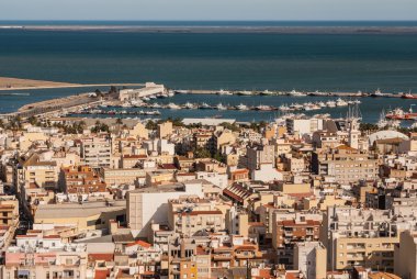 amposta, delta del ebro, Katalonya (İspanya şehir görüntüsü)