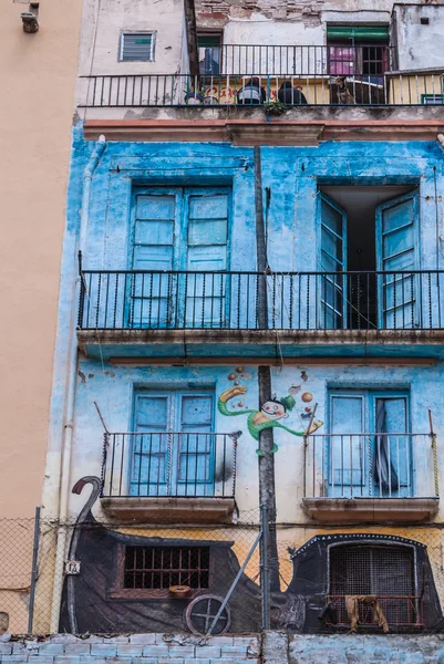Перегляд архітектури будівлі в Старе місто Таррагона, spai — стокове фото