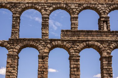 su kemeri Segovia, castilla y leon, İspanya.