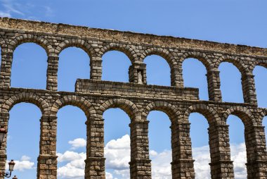 su kemeri Segovia, castilla y leon, İspanya.