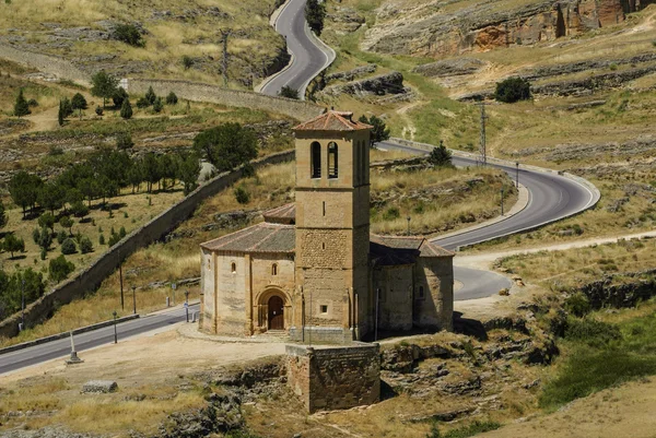 Iglesia situada en la ciudad de Segovia, Castilla y León (España) ) — Foto de Stock