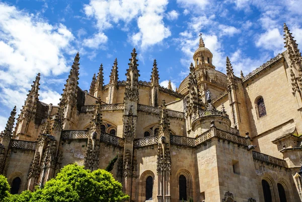 Cattedrale di Segovia, una chiesa religiosa cattolica romana a Segovia , — Foto Stock