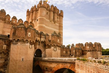 Coca Castle (Castillo de Coca) is a fortification constructed in clipart