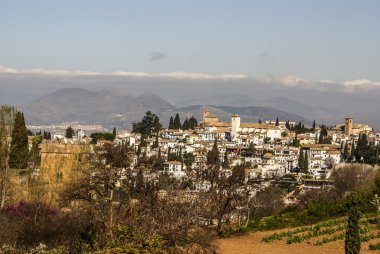 granada, İspanya albaicin ve duende'sine bölgelerinde görünümü