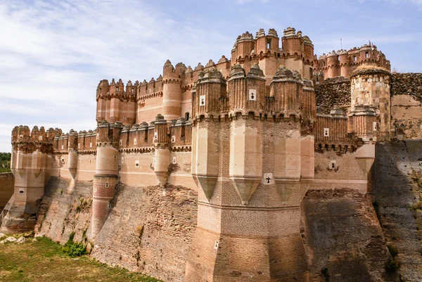 Coca Castle (Castillo de Coca) is a fortification constructed in — Stock Photo, Image