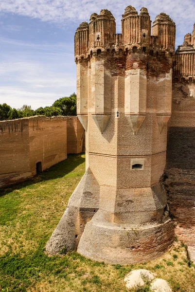 Coca Castle (Castillo de Coca) is a fortification constructed in — Stock Photo, Image