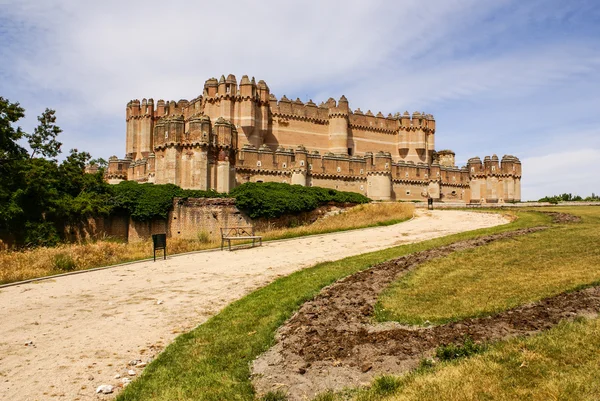 Coca Castle (Castillo de Coca) is a fortification constructed in — Stock Photo, Image