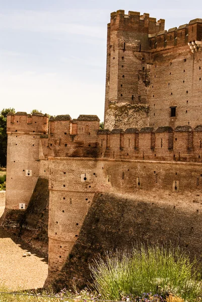 Castle of the mota in medina del campo,valladolid,spain — Stock Photo, Image