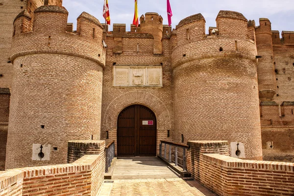 Castillo de la mota en medina del campo, valladolid, España — Foto de Stock