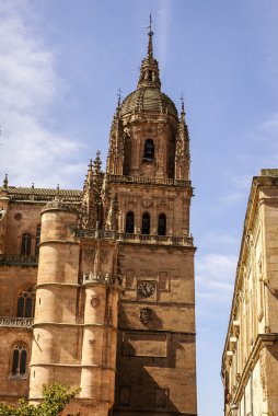 salamanca, İspanya, unes yeni bir katedral kulelerinin