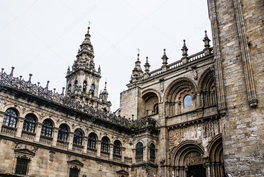 Cathedral of Santiago de Compostela The Romanesque facade 