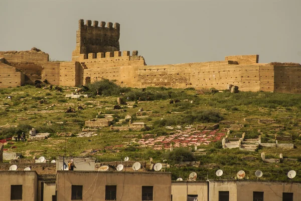 Veduta di Fez medina (Città Vecchia di Fes), Marocco — Foto Stock