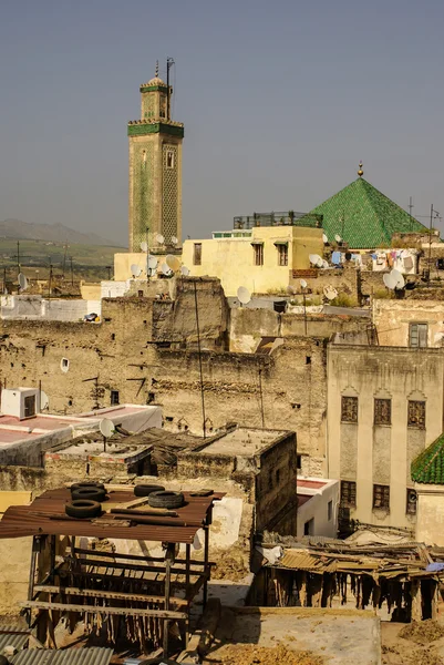 Minarete de la mezquita Kairaouine en Fez, Marruecos —  Fotos de Stock