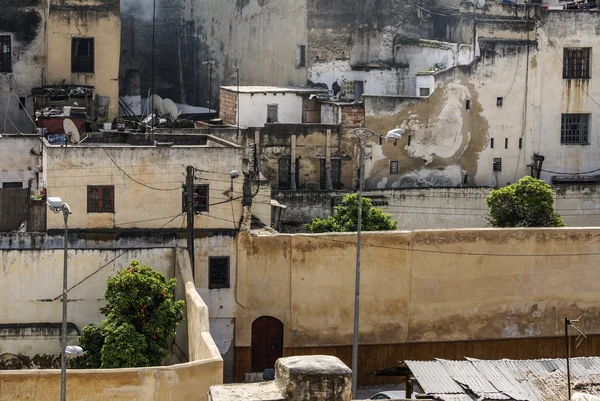 Fez medina (eski şehir fes), Fas görünümünü — Stok fotoğraf