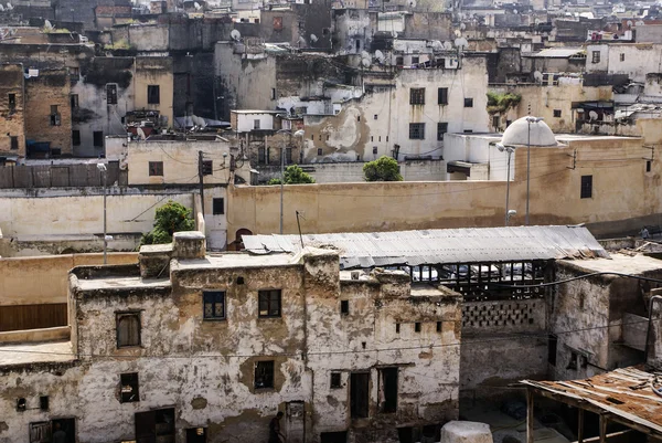 Fez 麦地那 (fes 旧镇) 摩洛哥的视图 — 图库照片