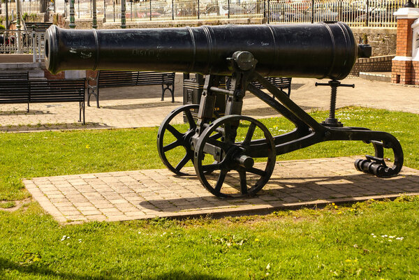 old cast-iron cannon